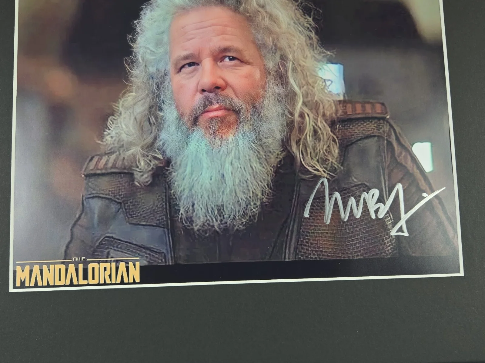 Mark Boone Junior Signed Photo Display Framed Mandalorian 11x14 AW, image 2