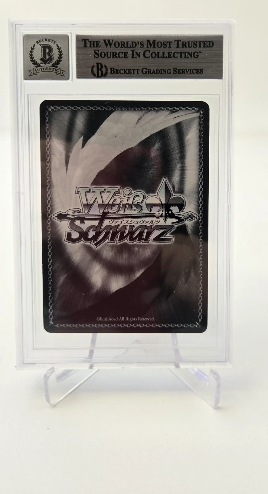 Jad Saxton — Chika Kaguya-Sama Signed Card Jad Saxton Slab Beckett 10 Weiss Schwarz Auto 471, изображение 2
