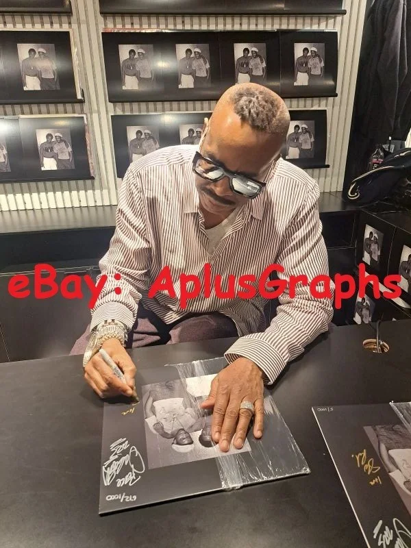 DOUG E FRESH & SLICK RICK.. La-Di-Da-Di / The Show Ruby Red Vinyl SIGNED + Pics, image 4