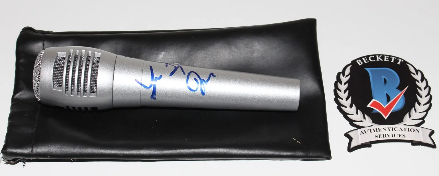 SINGER LA TOYA JACKSON SIGNED MICROPHONE MICHAEL BAD GIRL MIC BECKETT BAS COA, image 2