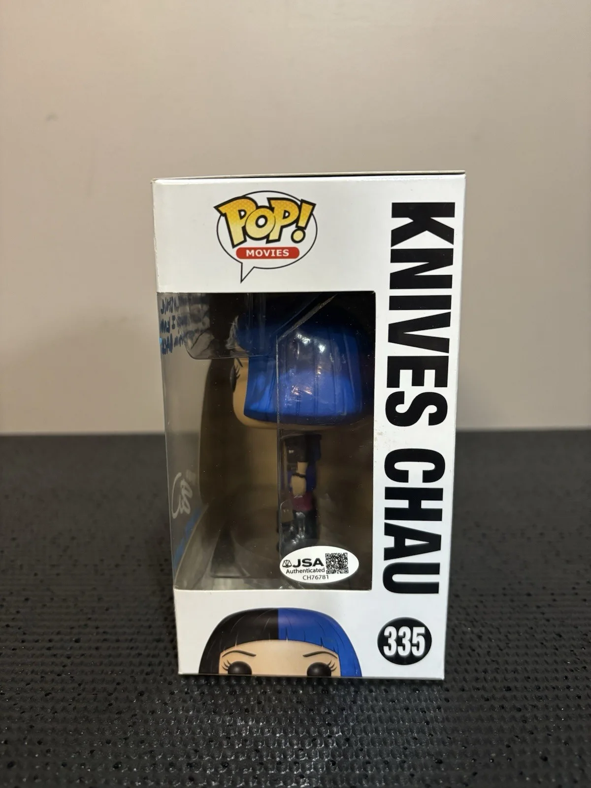 ELLEN WONG — Scott Pilgrim Vs The World Knives Chau Funko Pop 335 Signed By Ellen Wong JSA, image 3
