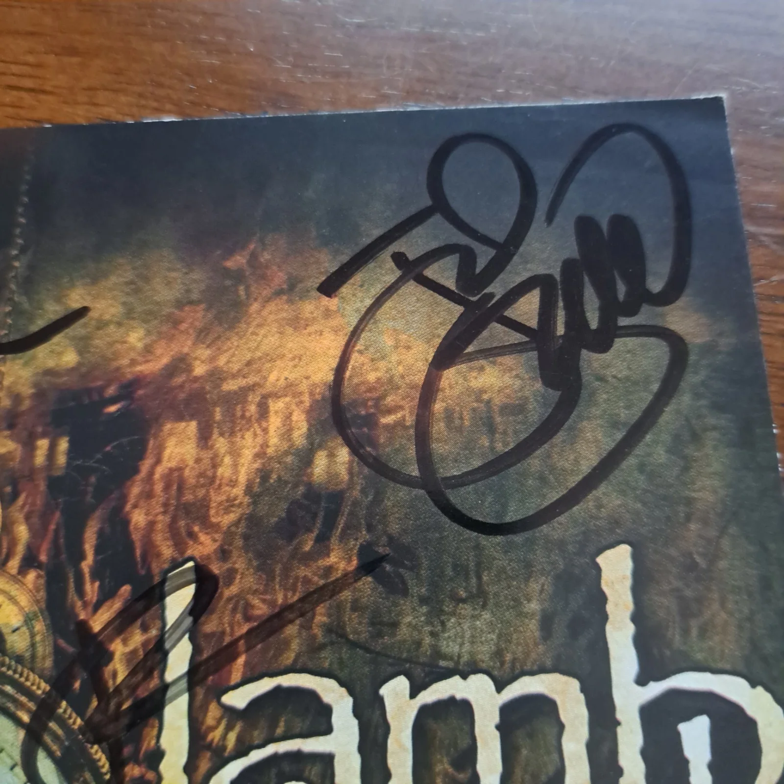 LAMB OF GOD SIGNED AUTOGRAPH Self-titled CD Insert, image 4