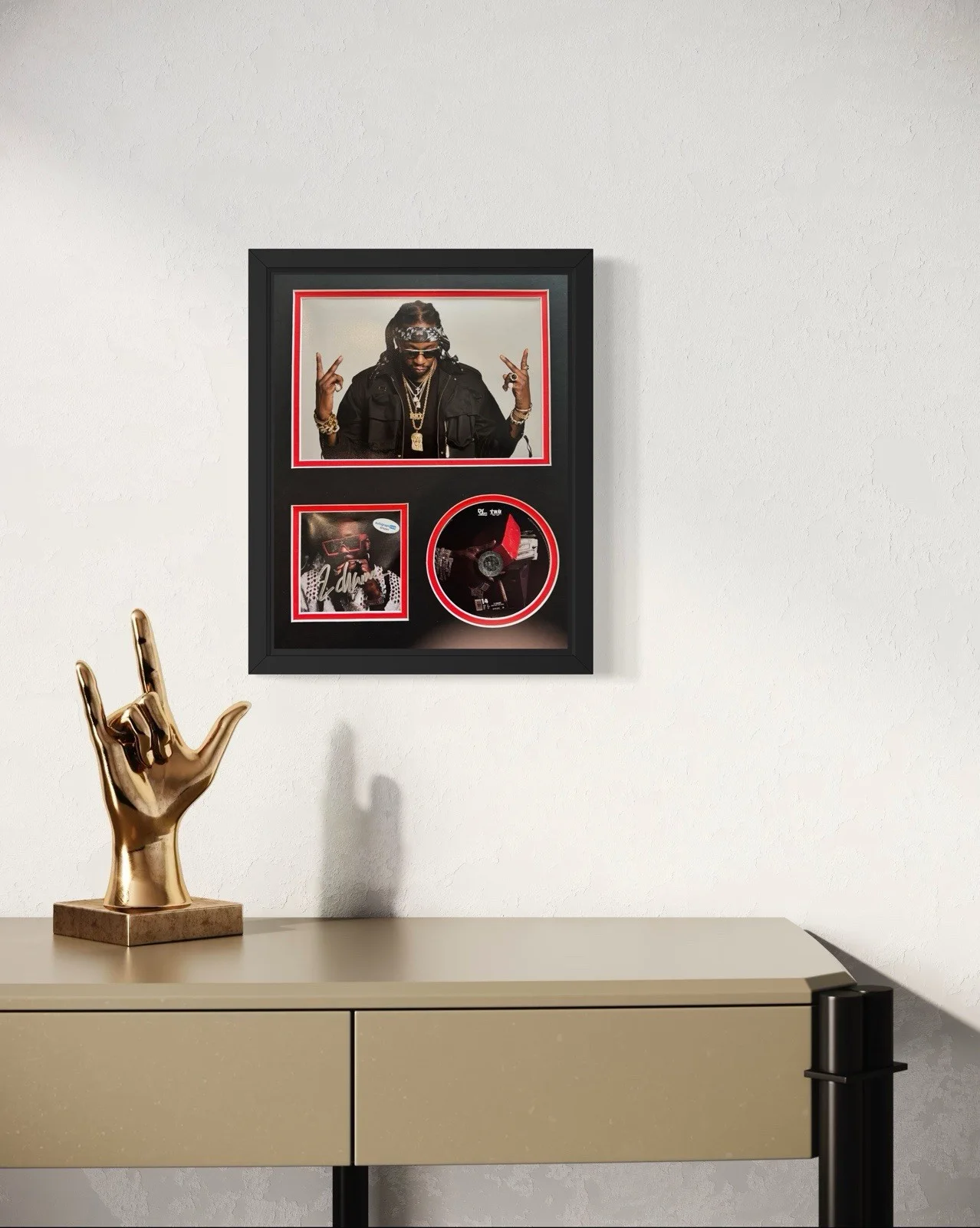 2 Chainz Signed "Dope Don't Sell Itself" CD Insert 11x14 Framed - ACOA, image 5