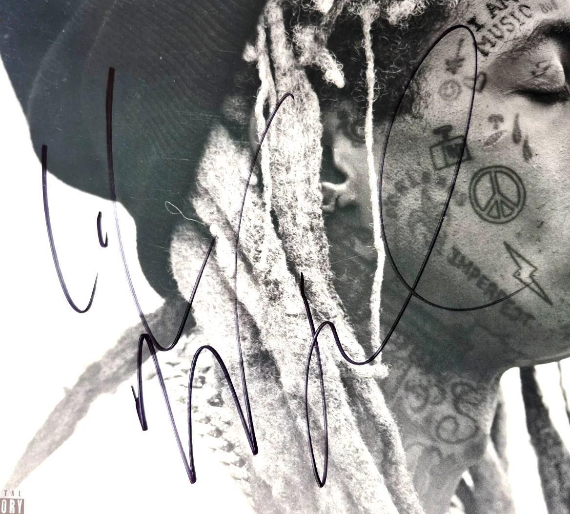 LIL WAYNE SIGNED AUTOGRAPH I AM MUSIC VINYL ALBUM RARE WEEZY THA CARTER JSA COA, изображение 3