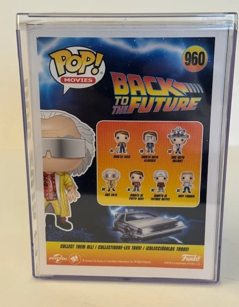 Christopher Lloyd — Christopher Lloyd Signed Back To The Future Doc Funko Beckett Witnessed Hardcase, изображение 3