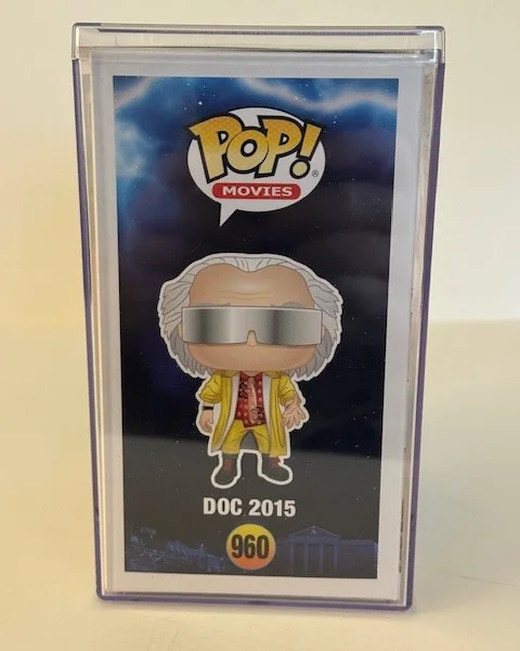 Christopher Lloyd — Christopher Lloyd Signed Back To The Future Doc Funko Beckett Witnessed Hardcase, изображение 4