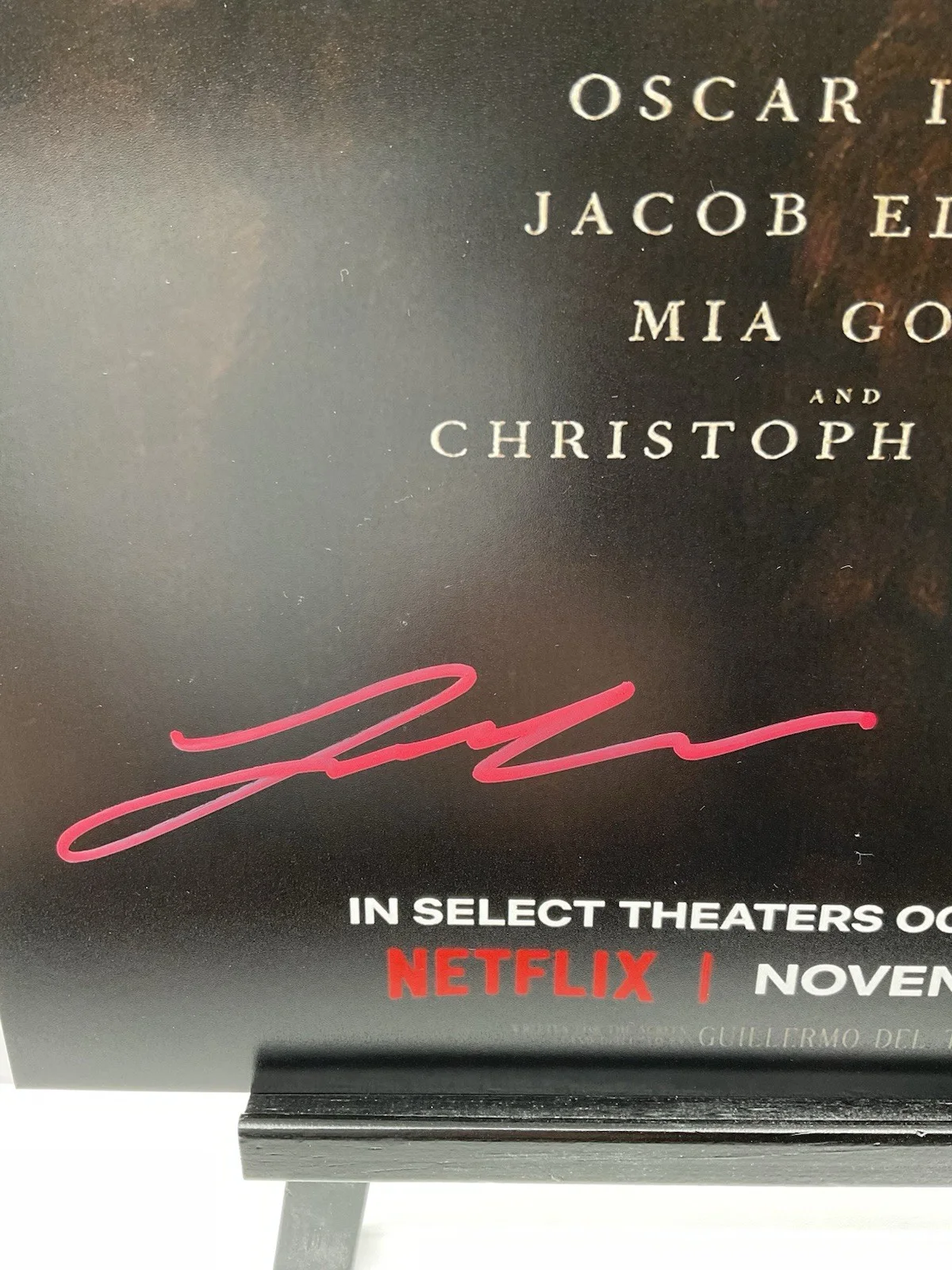 Jacob Elordi — Jacob Elordi signed photo BAS Frankenstein signed 11x14 Rare Frankenstein auto, image 2