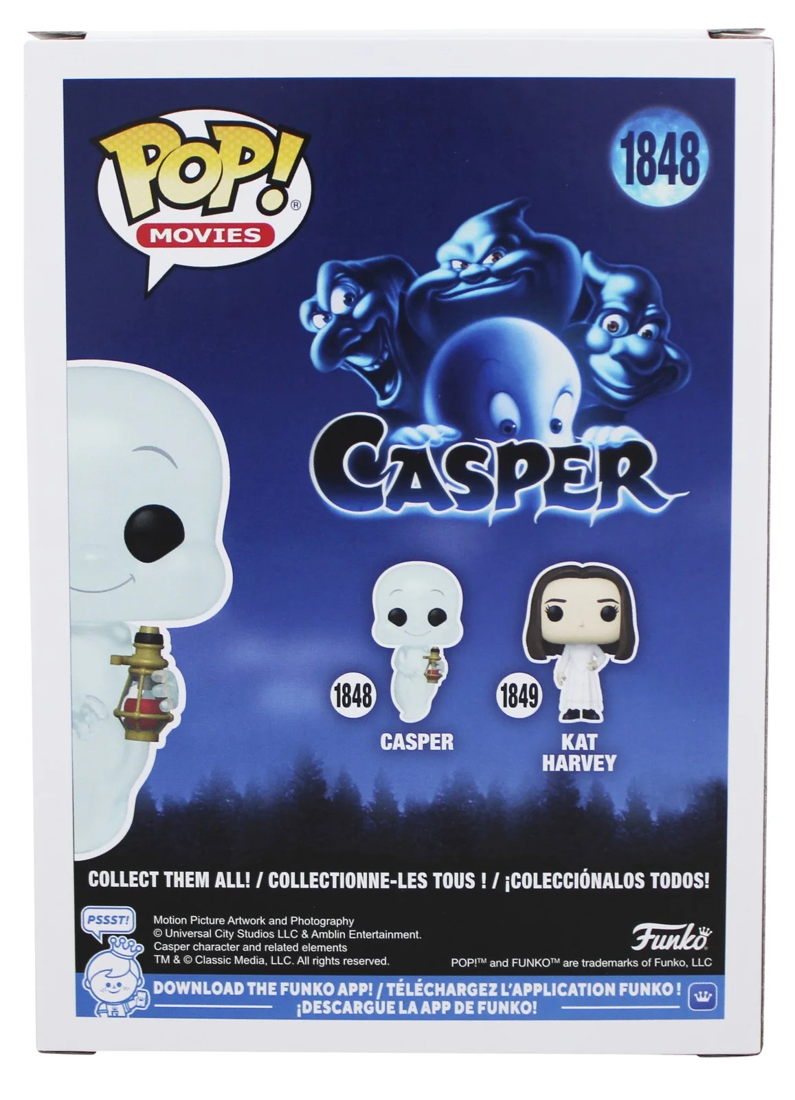 Devon Sawa — Devon Sawa "Casper" Signed Casper #1848 Funko Pop Vinyl Figure BAS Wit #4W168178, image 4