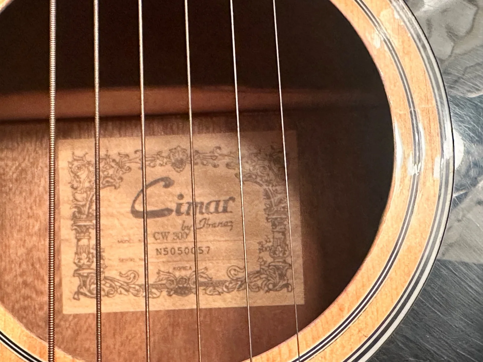 VANCE JOY AUTOGRAPHED CIMAR GUITAR, image 3