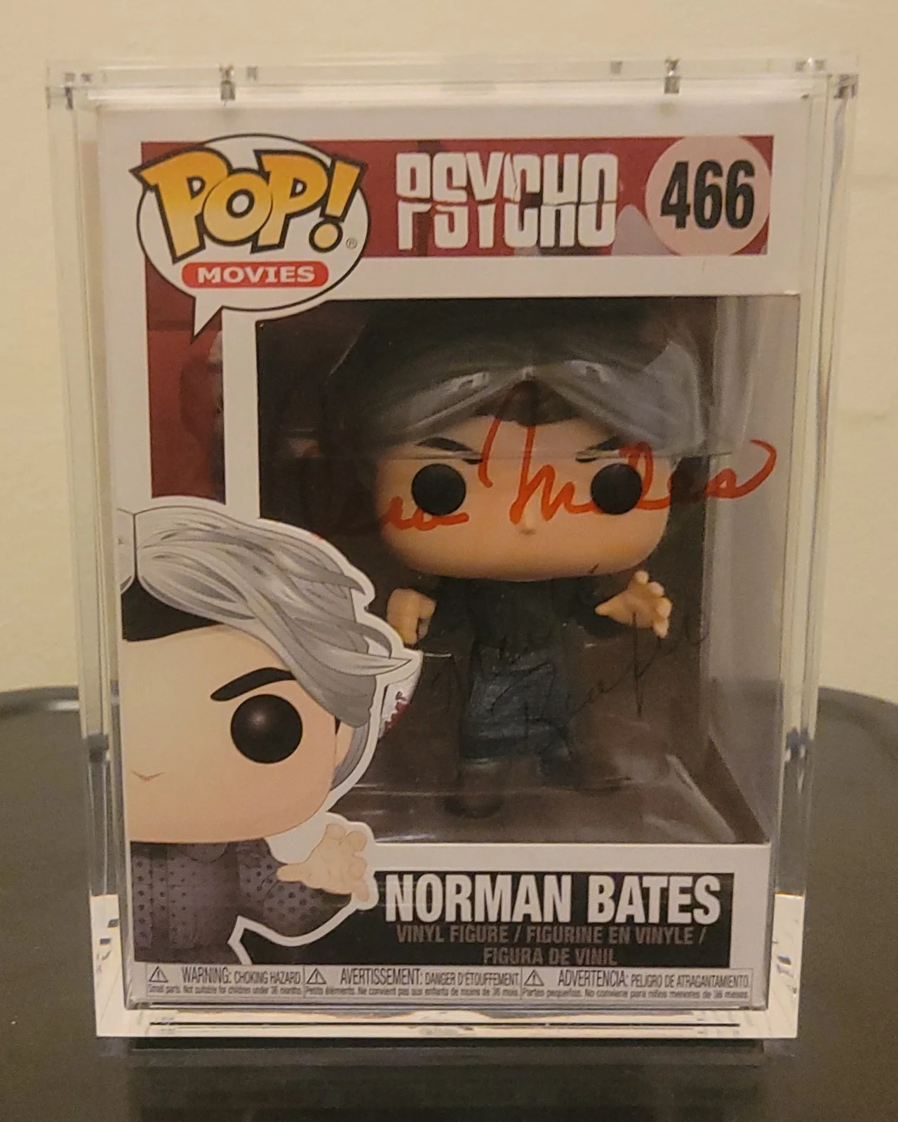 Vera Miles, Marli Renfro — PSYCHO Vera Miles & Marli Renfro Signed Norman Bates Funko Pop JSA COA Hitchcock