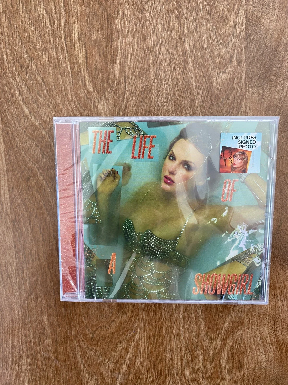 Taylor SWIFT The Life of a Showgirl CD Signed Autograph Photos 1-4 COMPLETE Set, изображение 3