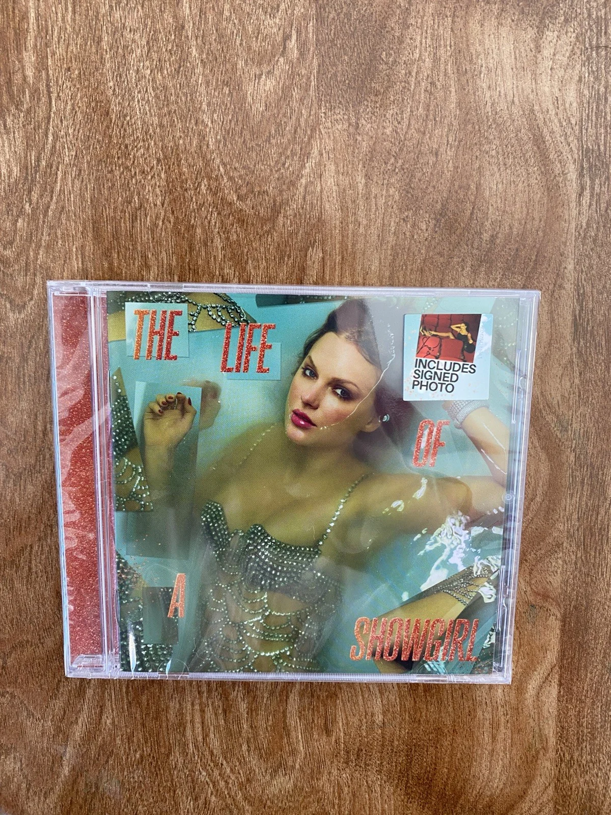 Taylor SWIFT The Life of a Showgirl CD Signed Autograph Photos 1-4 COMPLETE Set, изображение 4
