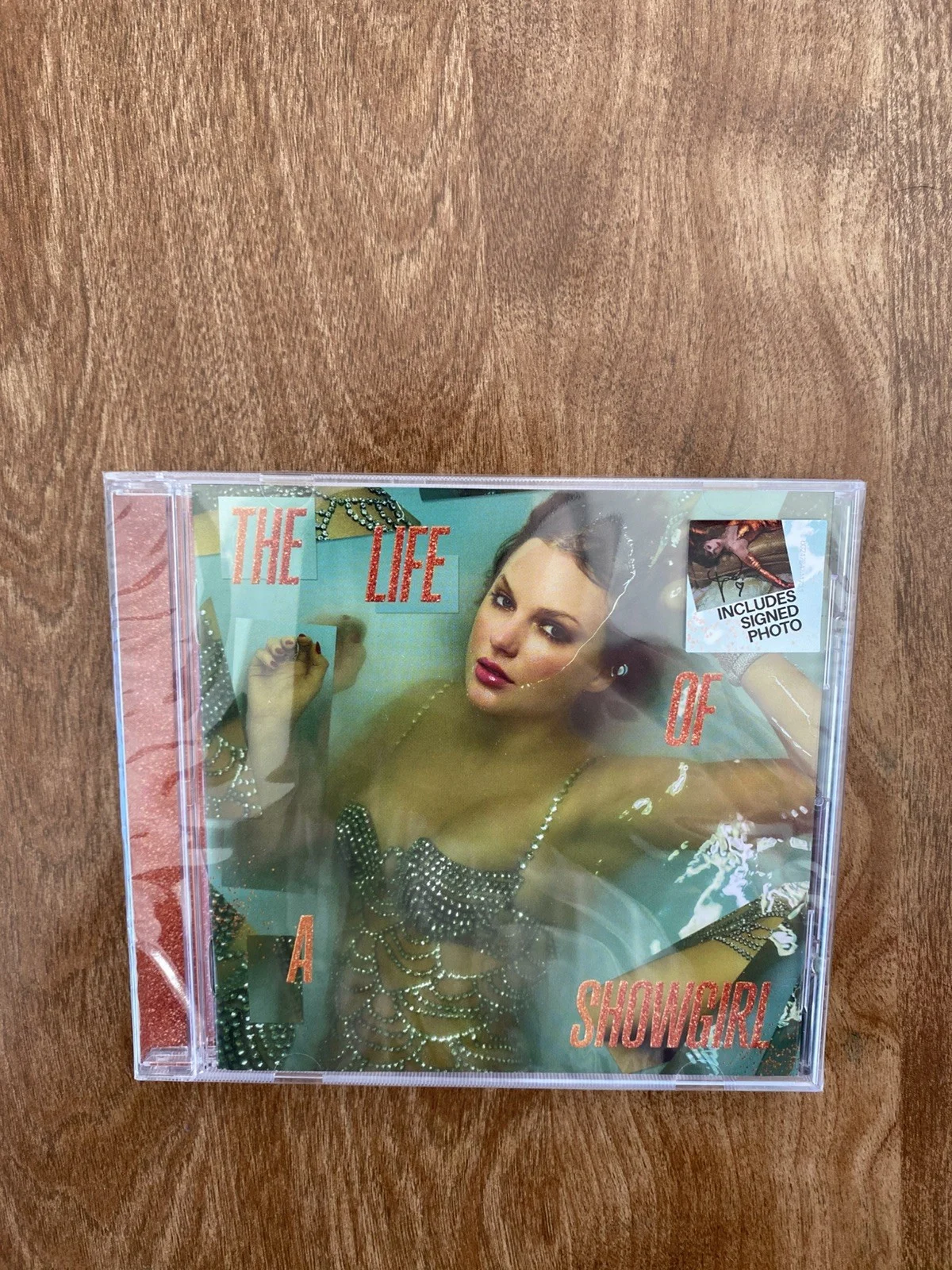 Taylor SWIFT The Life of a Showgirl CD Signed Autograph Photos 1-4 COMPLETE Set, изображение 5