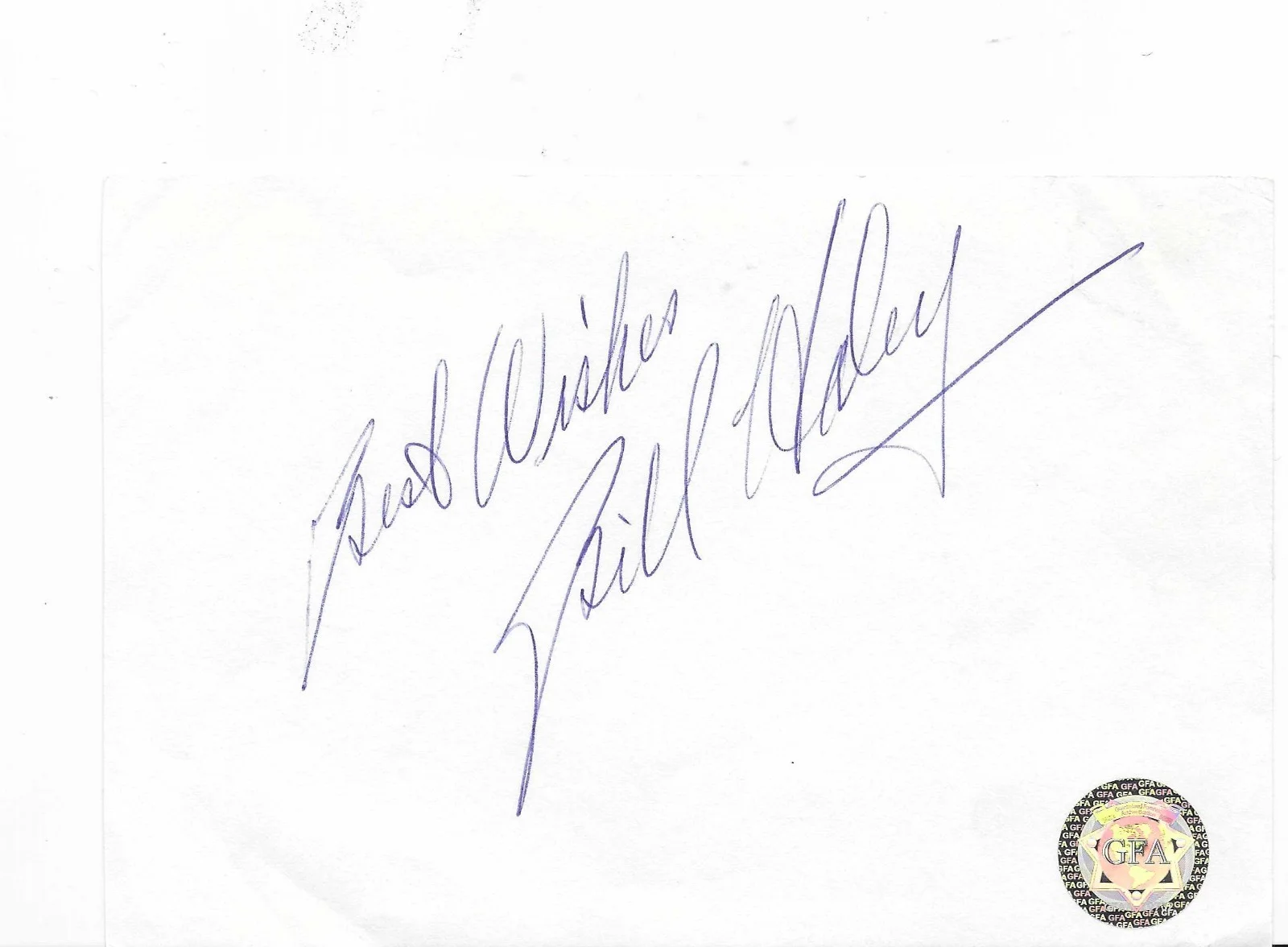 BILL HALEY signature with photo GFA documentation COA - ROCK AROUND THE CLOCK, изображение 2