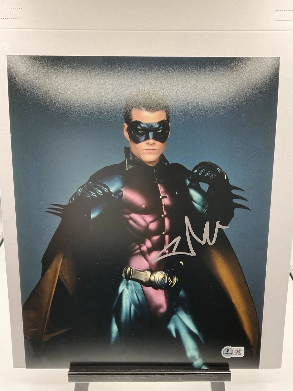 Chris O'Donnell — Chris O'Donnell signed 11x14 BAS Batman and Robin signed photo Batman signed pic