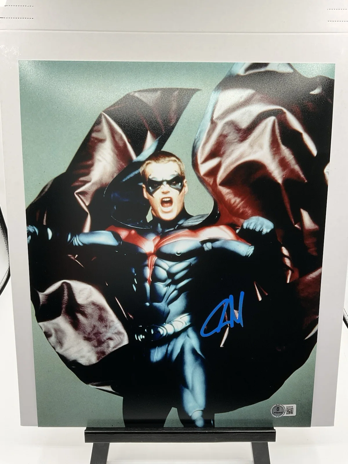 Chris O'Donnell — Chris O'Donnell signed photo BAS Batman & Robin signed 11x14 Robin signed photo