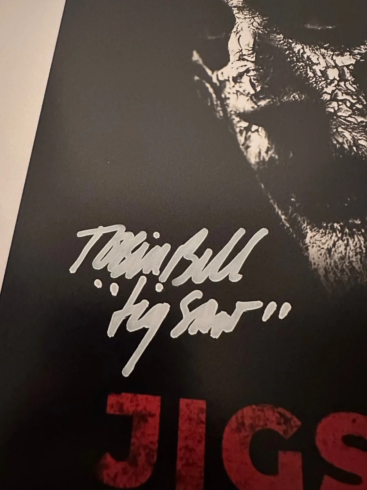 Tobin Bell — Tobin Bell Jigsaw Saw autographed signed 8x10 photo MAS COA horror, изображение 2
