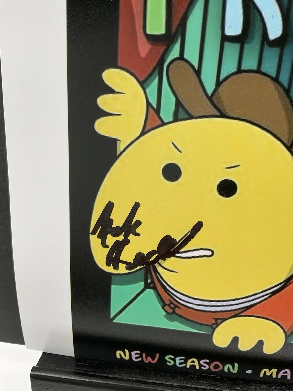 Michael Cusack — Smiling Friends signed 8x10 Michael Cusack signed photo BAS Zach Hadel signed, image 2