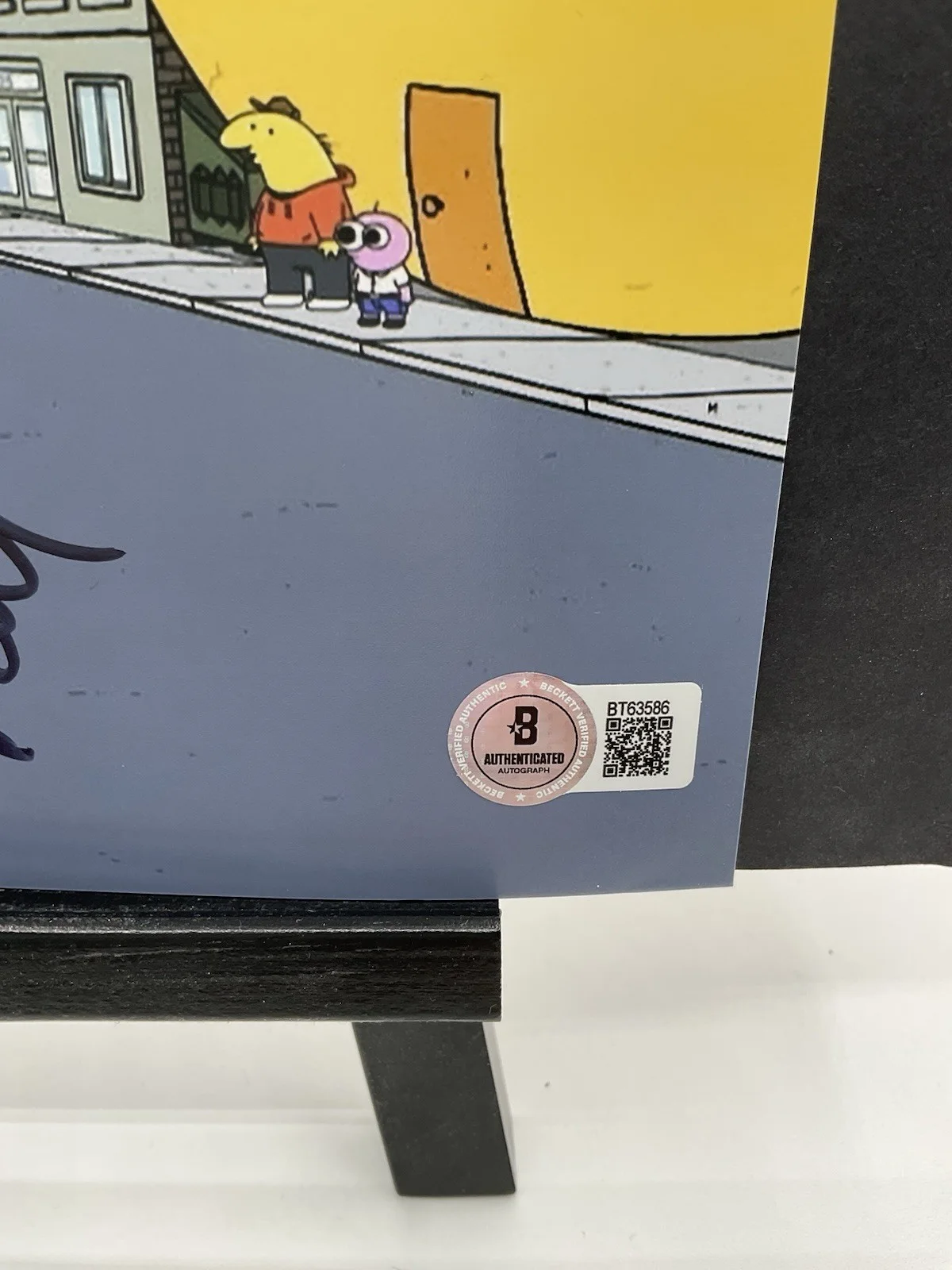 Michael Cusack — Smiling Friends signed 8x10 Michael Cusack signed BAS Zach Hadel signed photo, image 3