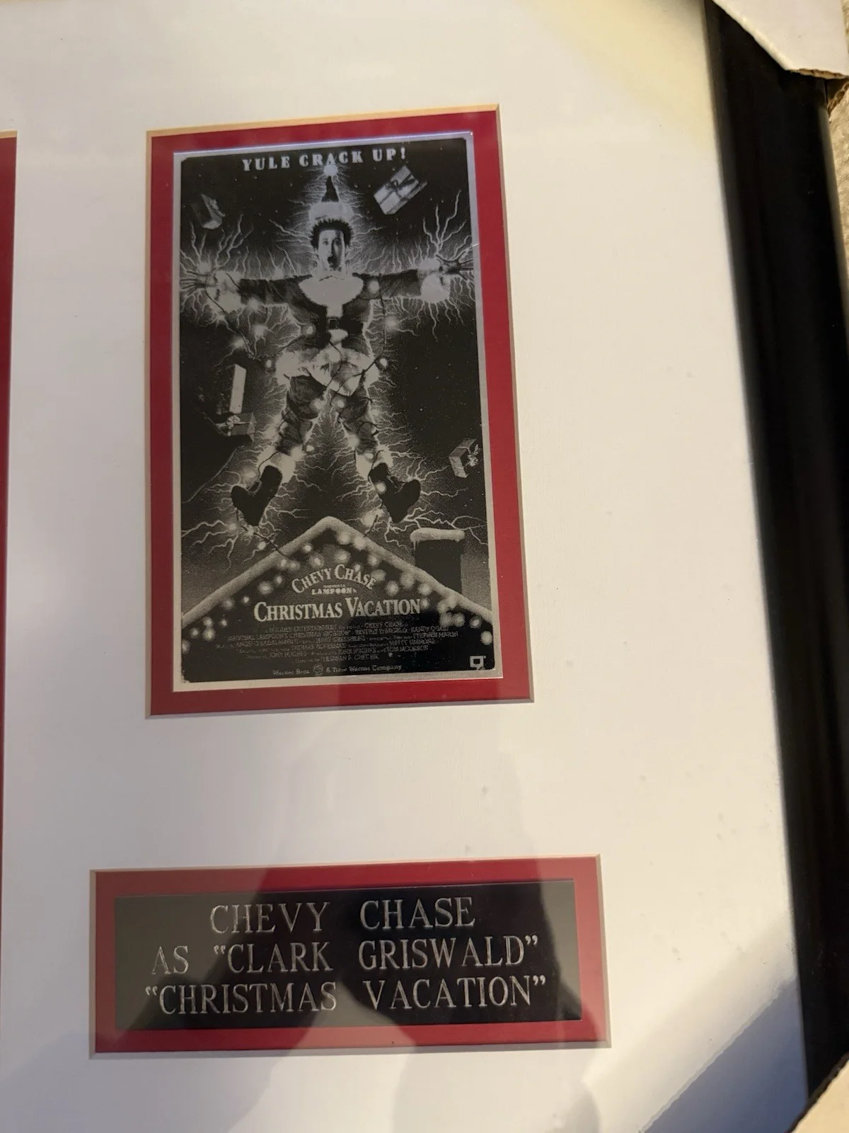 Chevy Chase autograph signed Christmas Vacation Framed Photo COA Clark Griswold, изображение 3