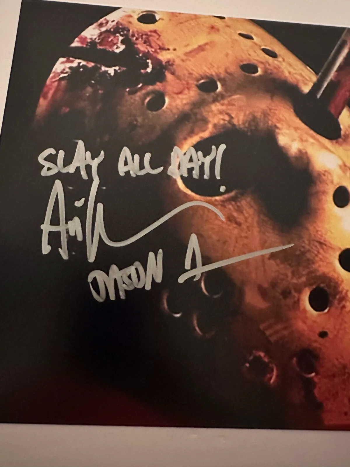 Ari Lehman — Ari Lehman Autographed Friday the 13th Horror 8x10 Photo Beckett Witness A, изображение 2