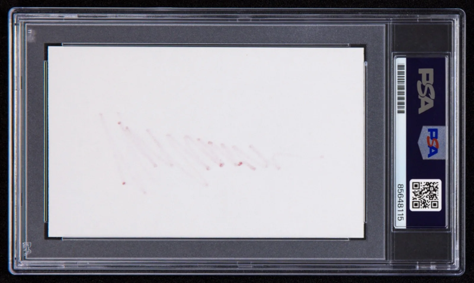 Wes Craven — Wes Craven Signed Index Card (PSA) Director Nightmare on Elm Street Scream Auto, изображение 2