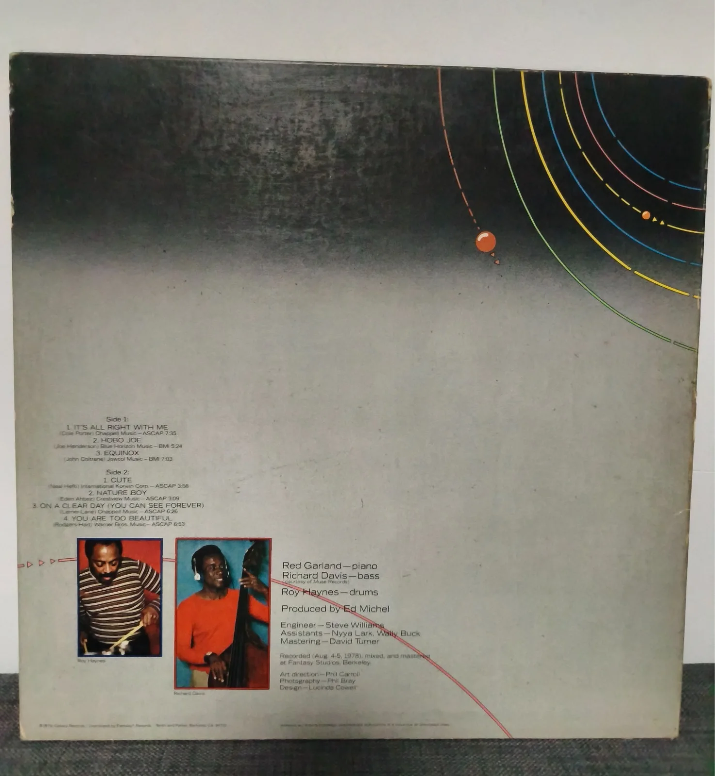 Red Garland signed autographed lp original jazz great very rare, изображение 3