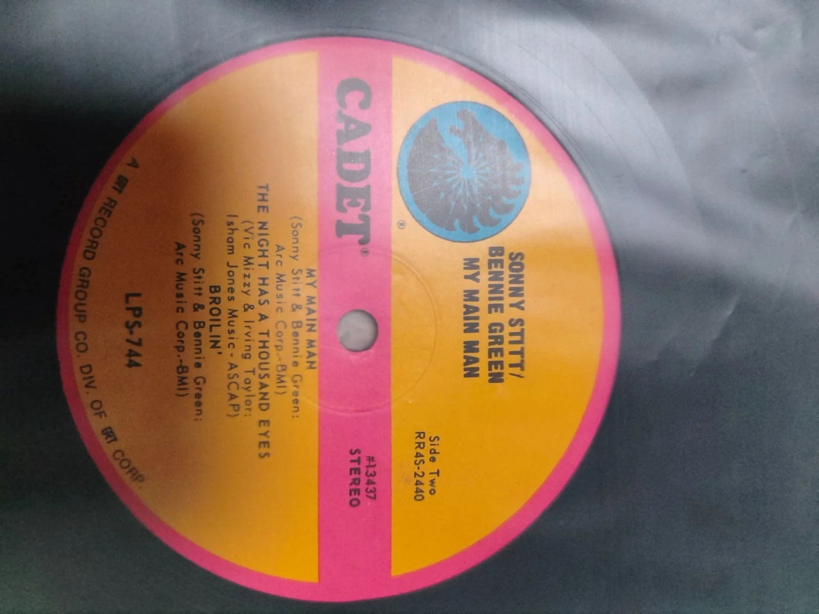 Sonny Stitt signed autographed lp original jazz great very rare, image 4