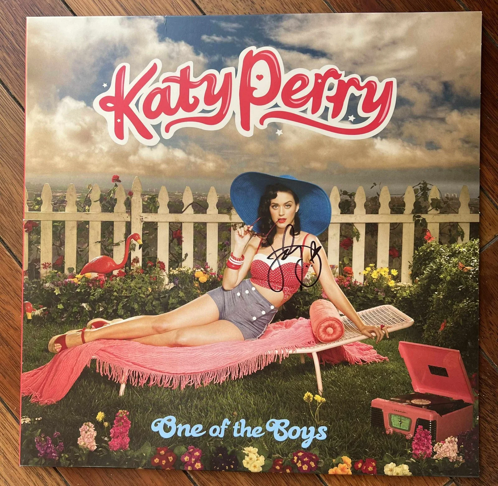 Katy Perry One Of The Boys Autographed Signed Album Vinyl Record LP w/ COA, изображение 4