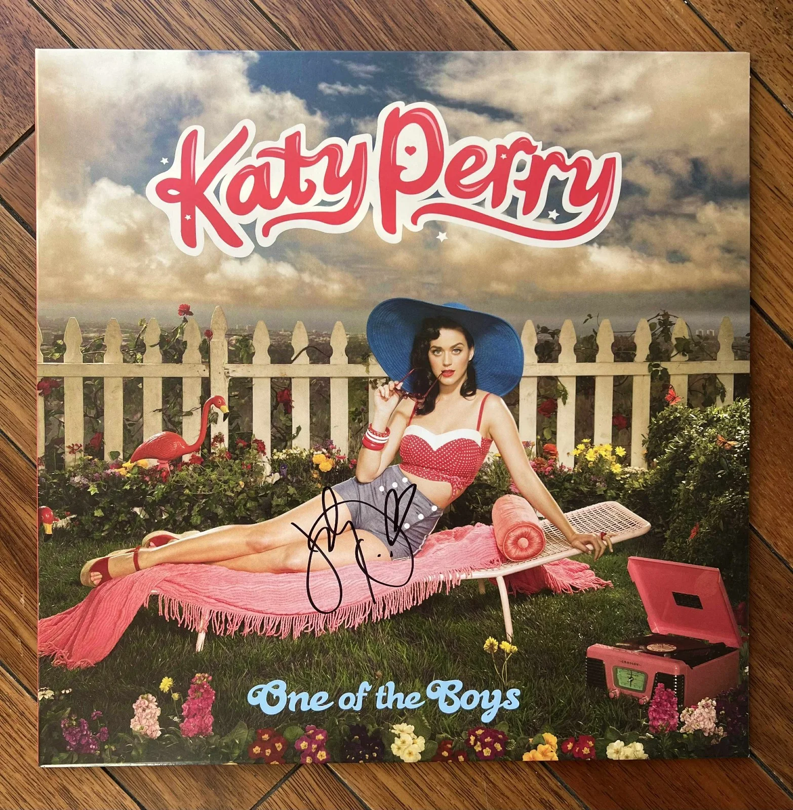 Katy Perry One Of The Boys Autographed Signed Album Vinyl Record LP w/ COA, изображение 4
