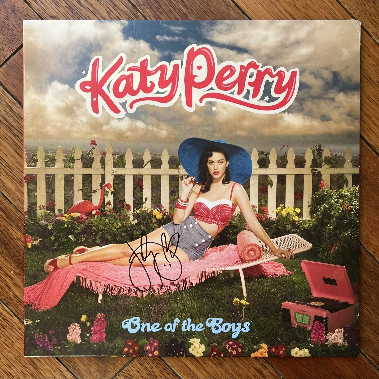 Katy Perry One Of The Boys Autographed Signed Album Vinyl Record LP w/ COA, изображение 4
