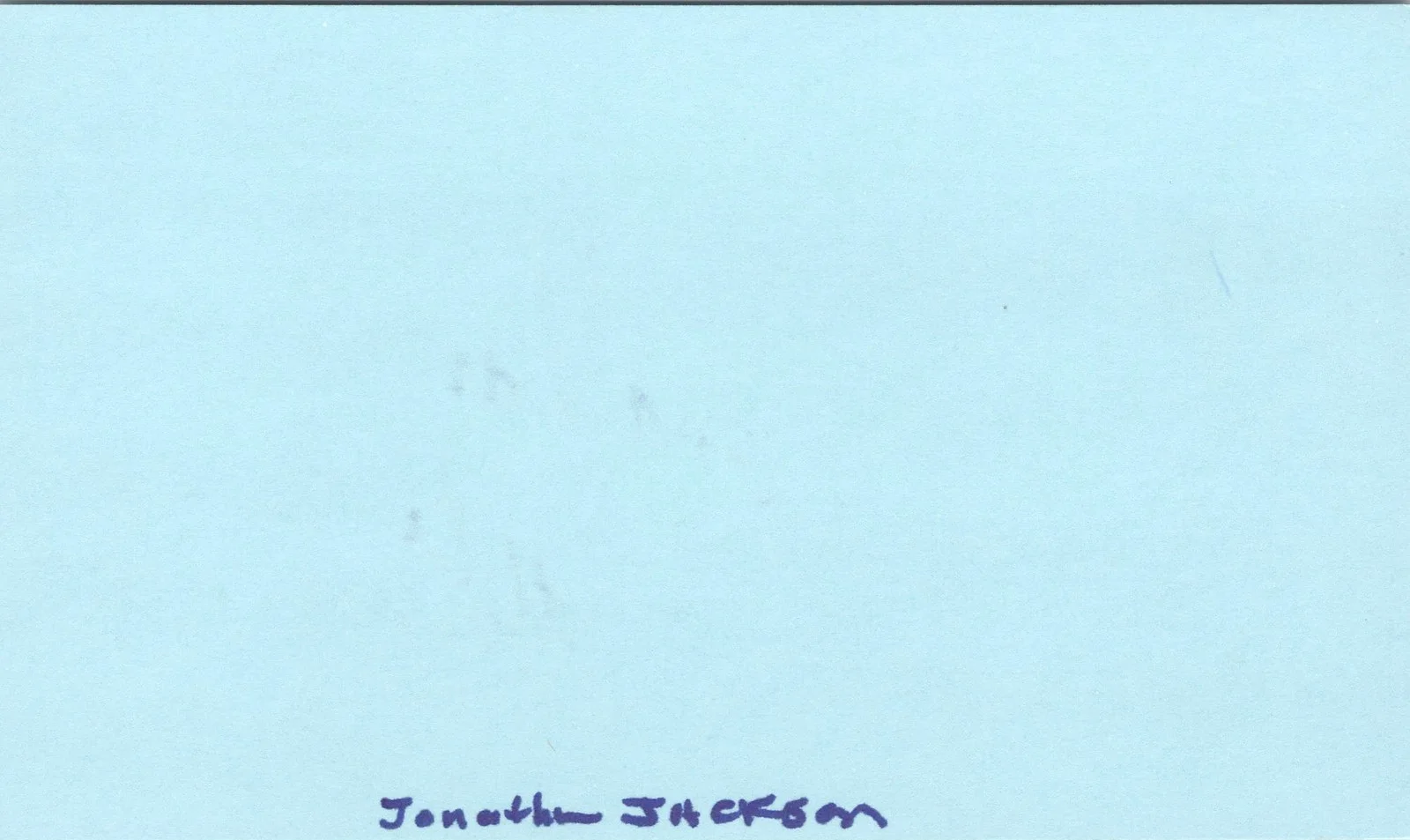 Jonathan Jackson — Jonathan Jackson Signed 3x5 Index Card Autographed General Hospital Nashville, изображение 2