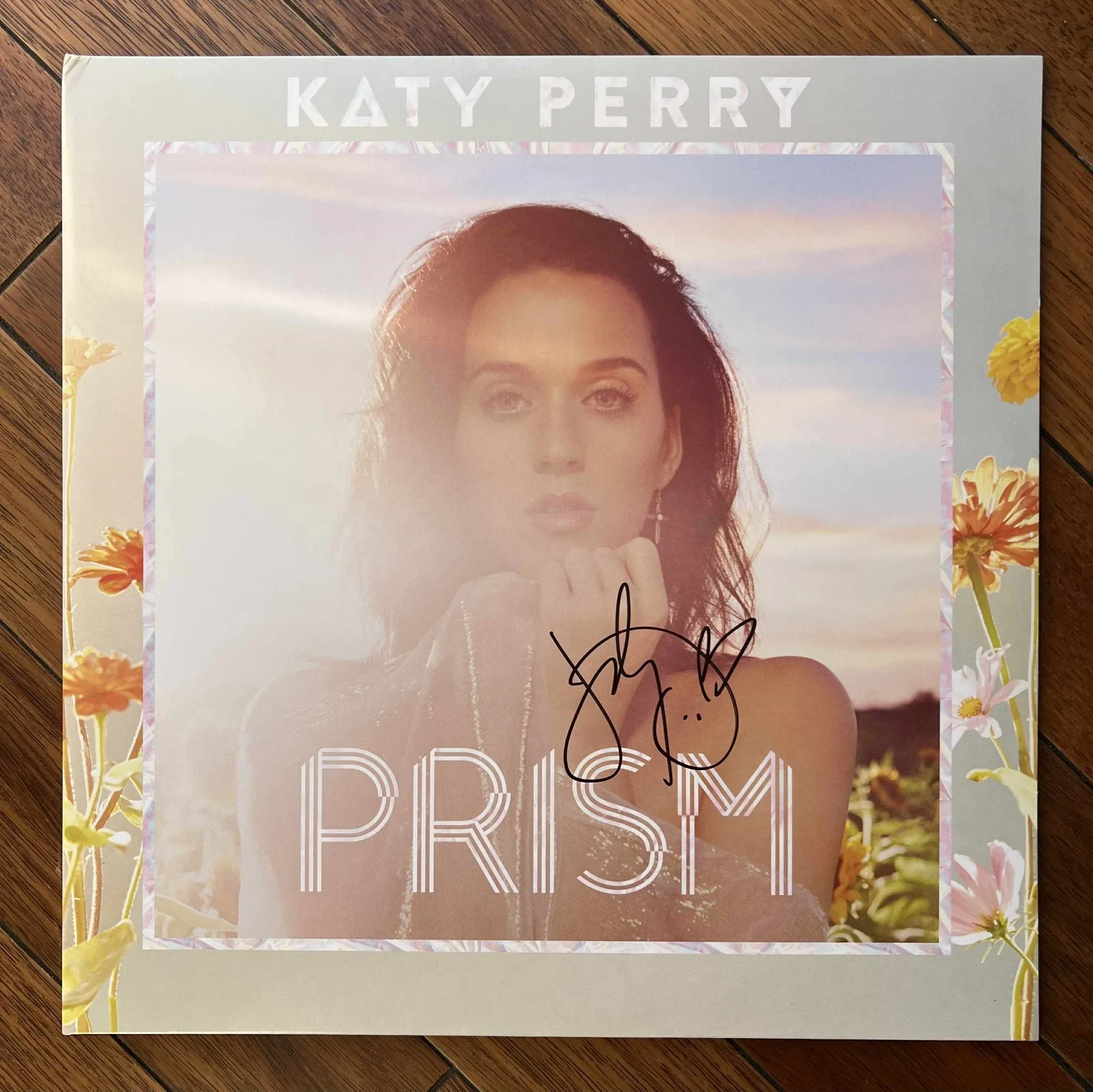 Katy Perry PRISM Autographed Signed Album Vinyl Record LP w/ COA, изображение 4