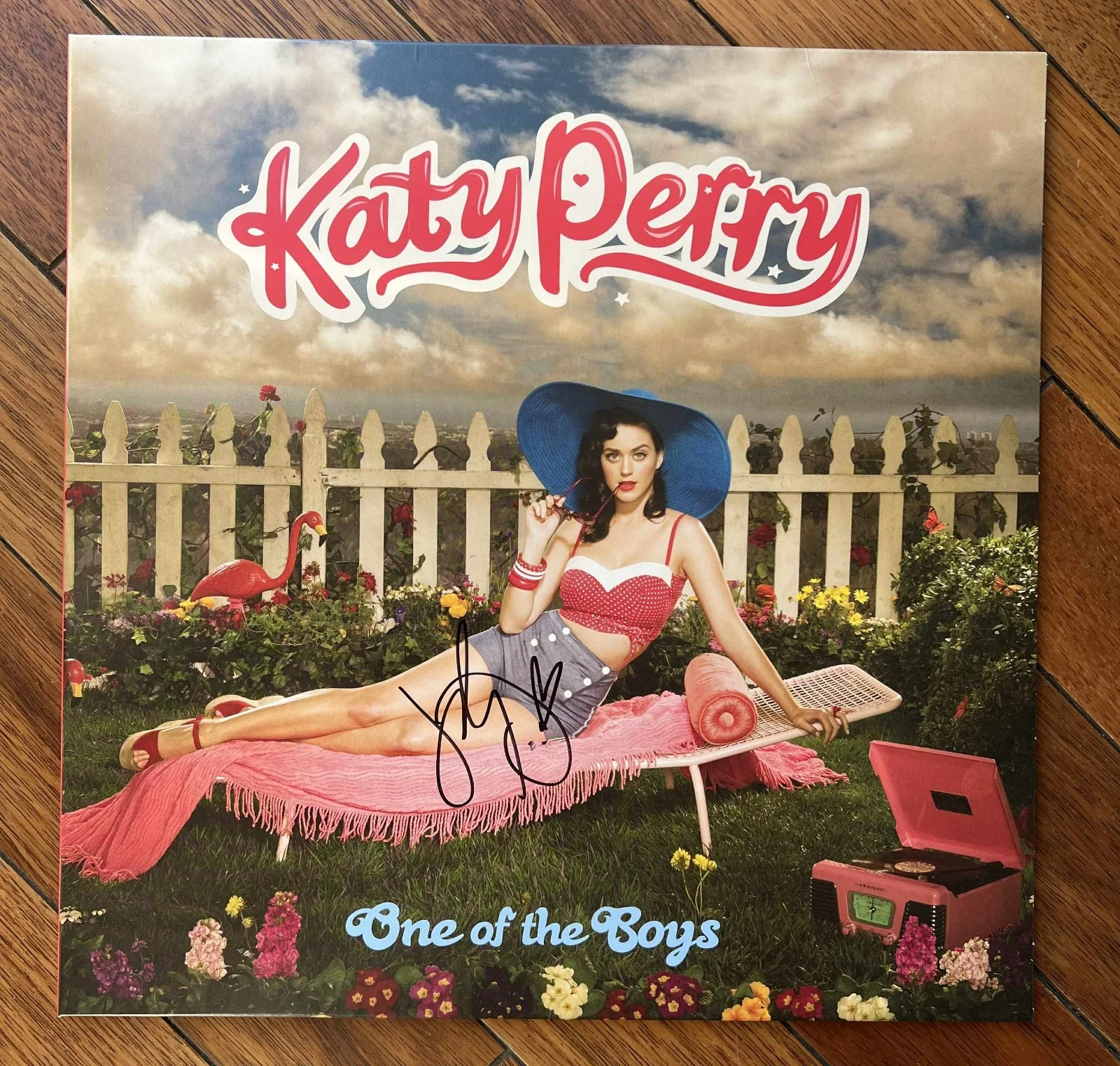 Katy Perry One Of The Boys Autographed Signed Album Vinyl Record LP w/ COA, изображение 4