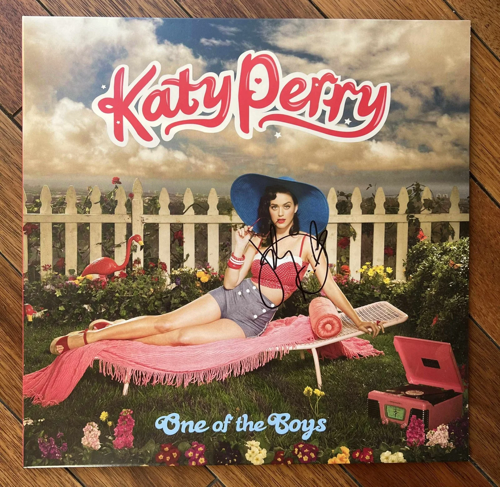 Katy Perry One Of The Boys Autographed Signed Album Vinyl Record LP w/ COA, изображение 4