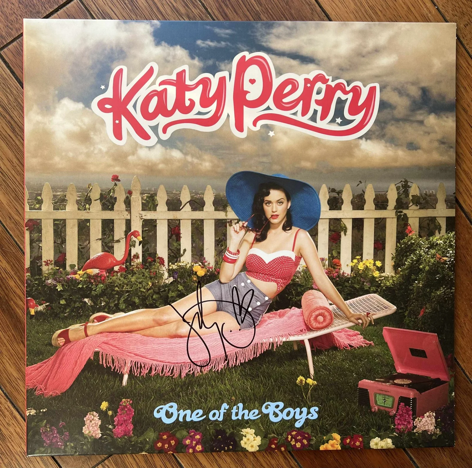Katy Perry One Of The Boys Autographed Signed Album Vinyl Record LP w/ COA, изображение 4