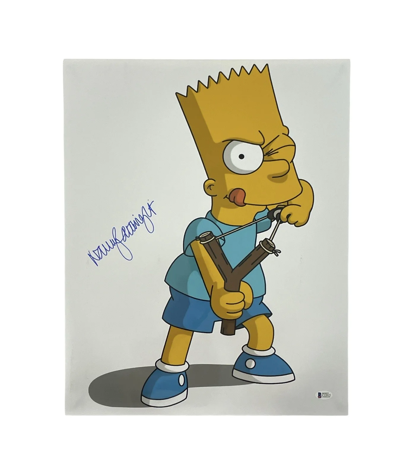 Nancy Cartwright — Nancy Cartwright Signed Bart Simpson 16x20 Photo The Simpsons Beckett Certified, image 5