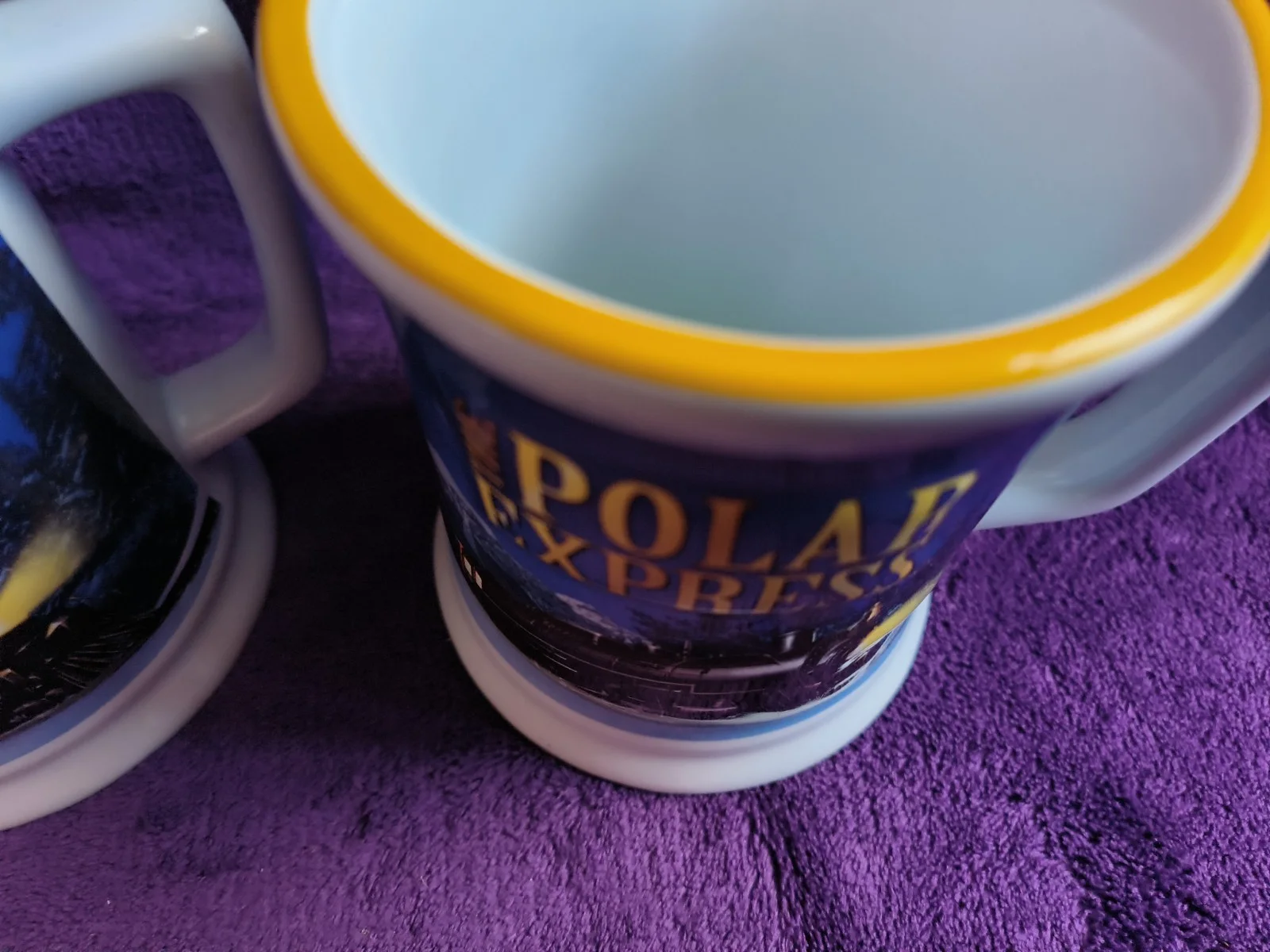 The Polar Express 3D Train Tankard Mug Pair Official Xmas Believe & DVD, изображение 2