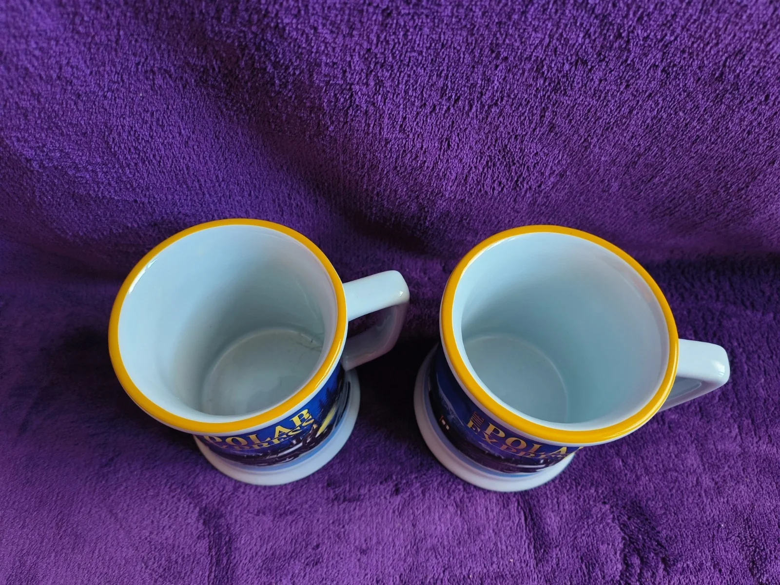 The Polar Express 3D Train Tankard Mug Pair Official Xmas Believe & DVD, изображение 3