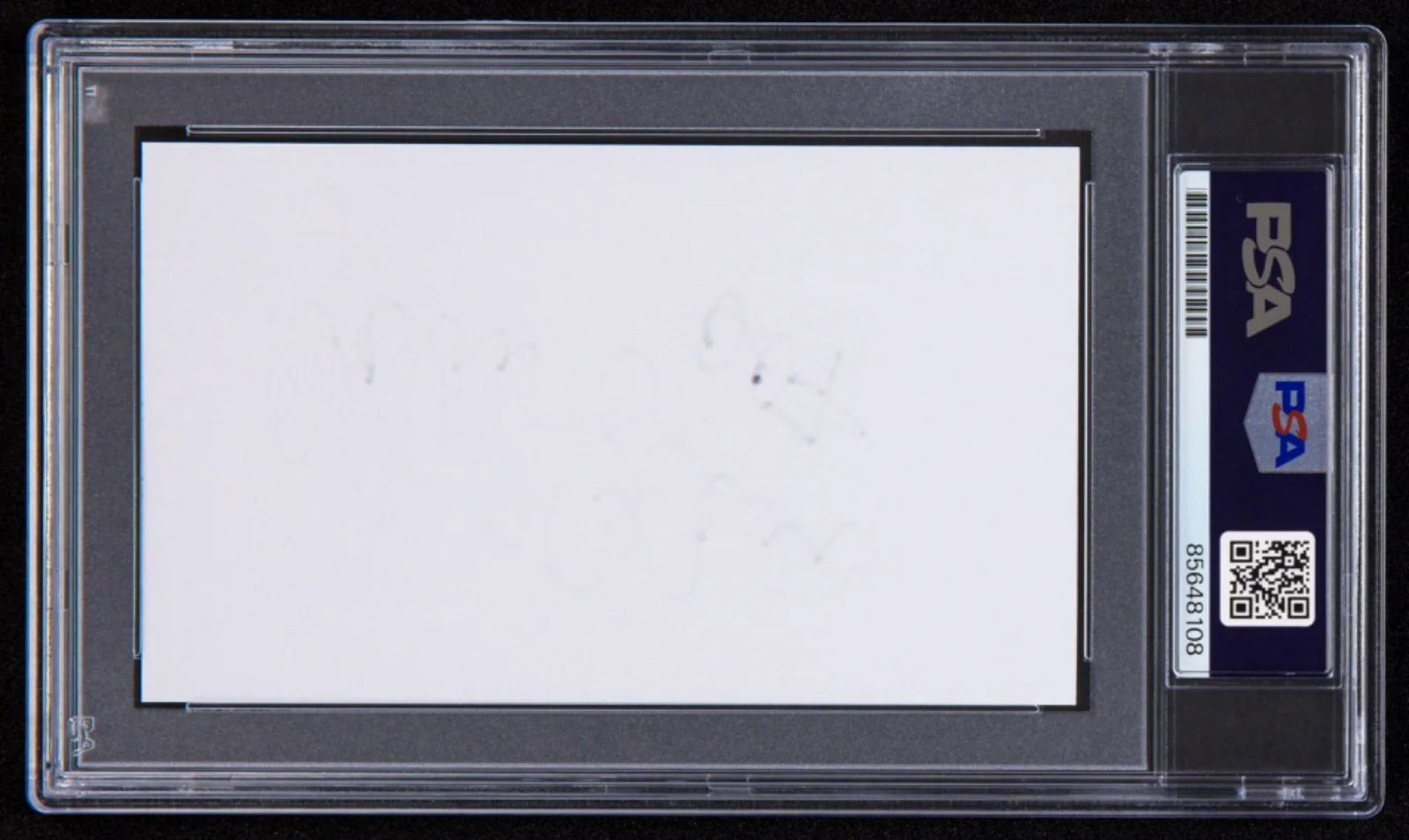 John Glen — John Glen Signed Index Card (PSA) Director James Bond Films Auto, image 2