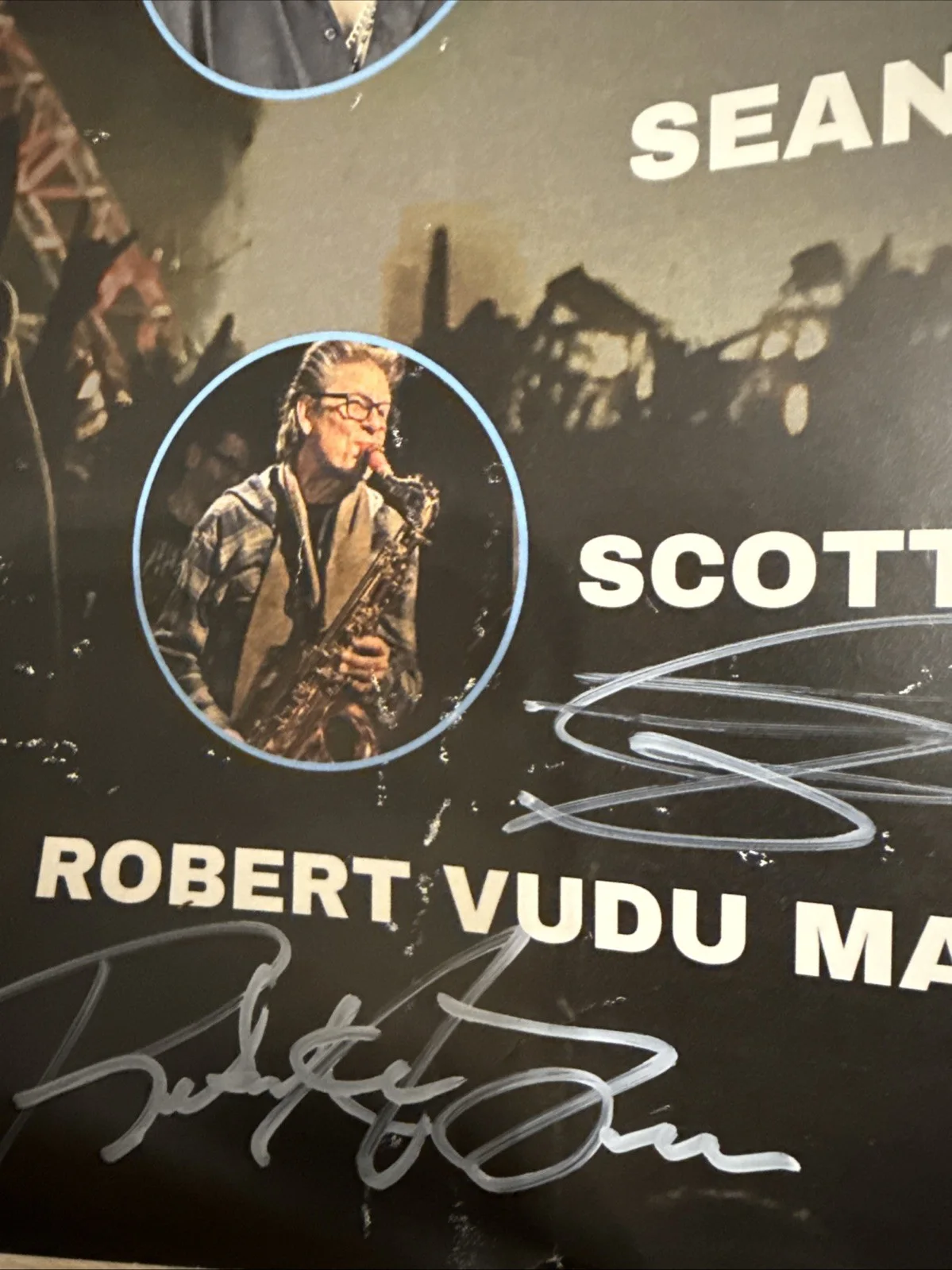 Quiet Riot Sarzo AC/DC Simon Pink Floyd Page Autograph signed Promo Rock poster, image 3