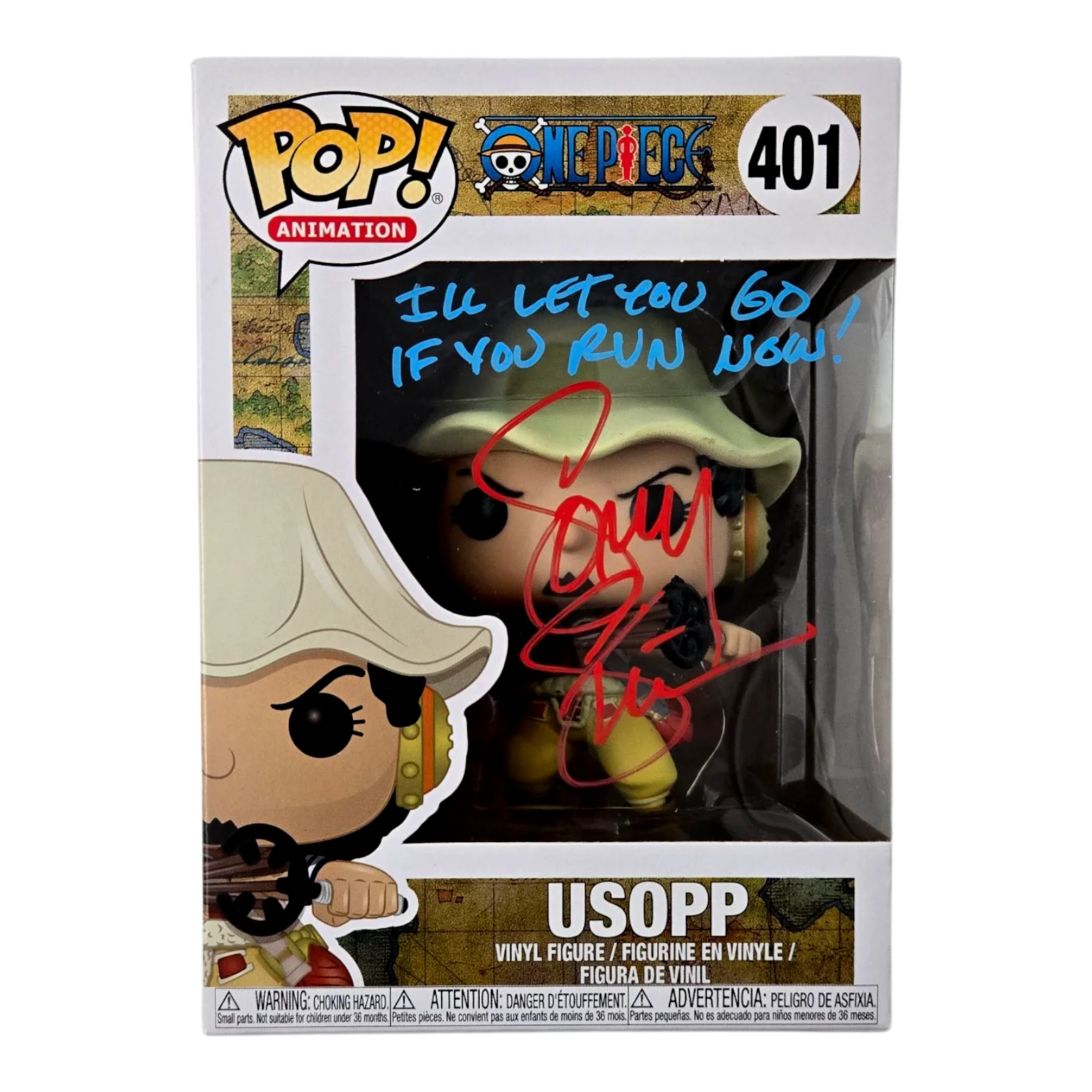 Sonny Strait — Sonny Strait Signed Funko Usopp One Piece Pop Autograph Anime JSA COA 199