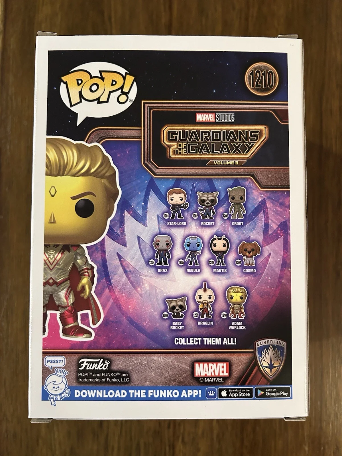 Will Poulter — Will Poulter ‘Guardians Of The Galaxy’ Signed ‘Adam Warlock’ Funko Pop Beckett, изображение 3