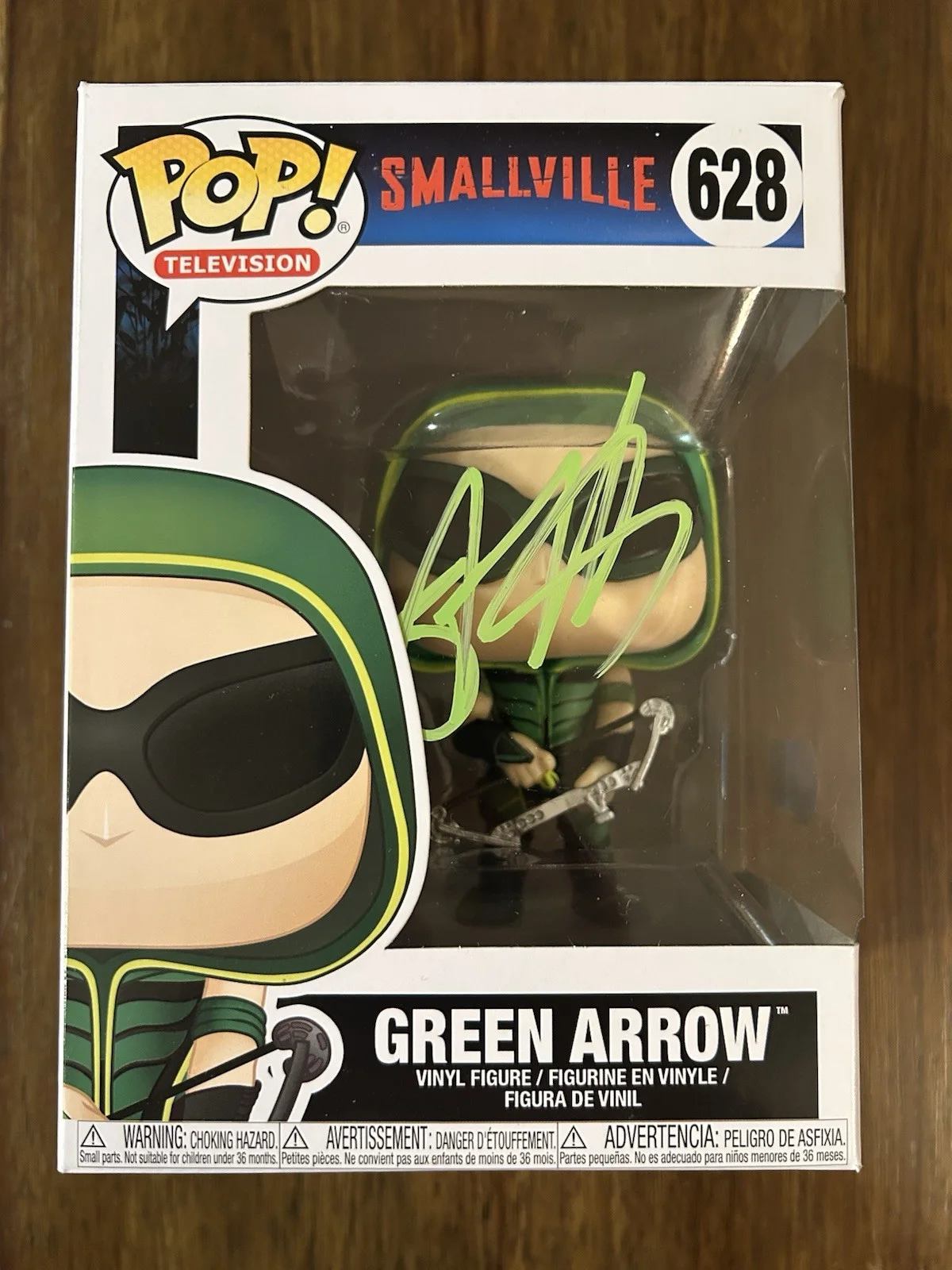 Justin Hartley — Justin Hartley ‘Smallville’ Signed Funko Pop ‘Green Arrow’ Beckett Certified