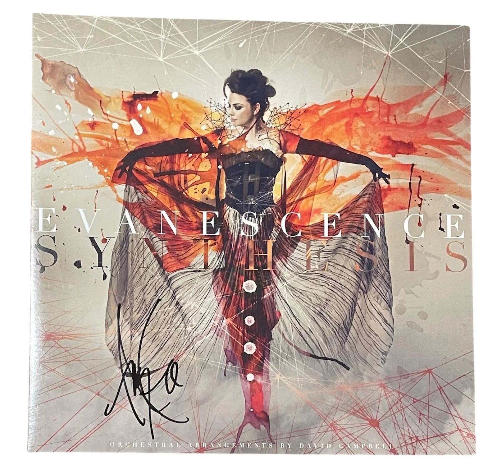 Amy Lee Signed Autographed Evanescence Synthesis Vinyl Record ACOA, image 2