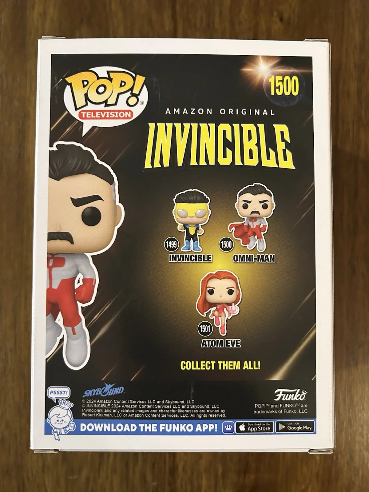Robert Kirkman ‘Invincible’ Creator Signed Funko Pop ‘Omni-Man’ Beckett, image 3