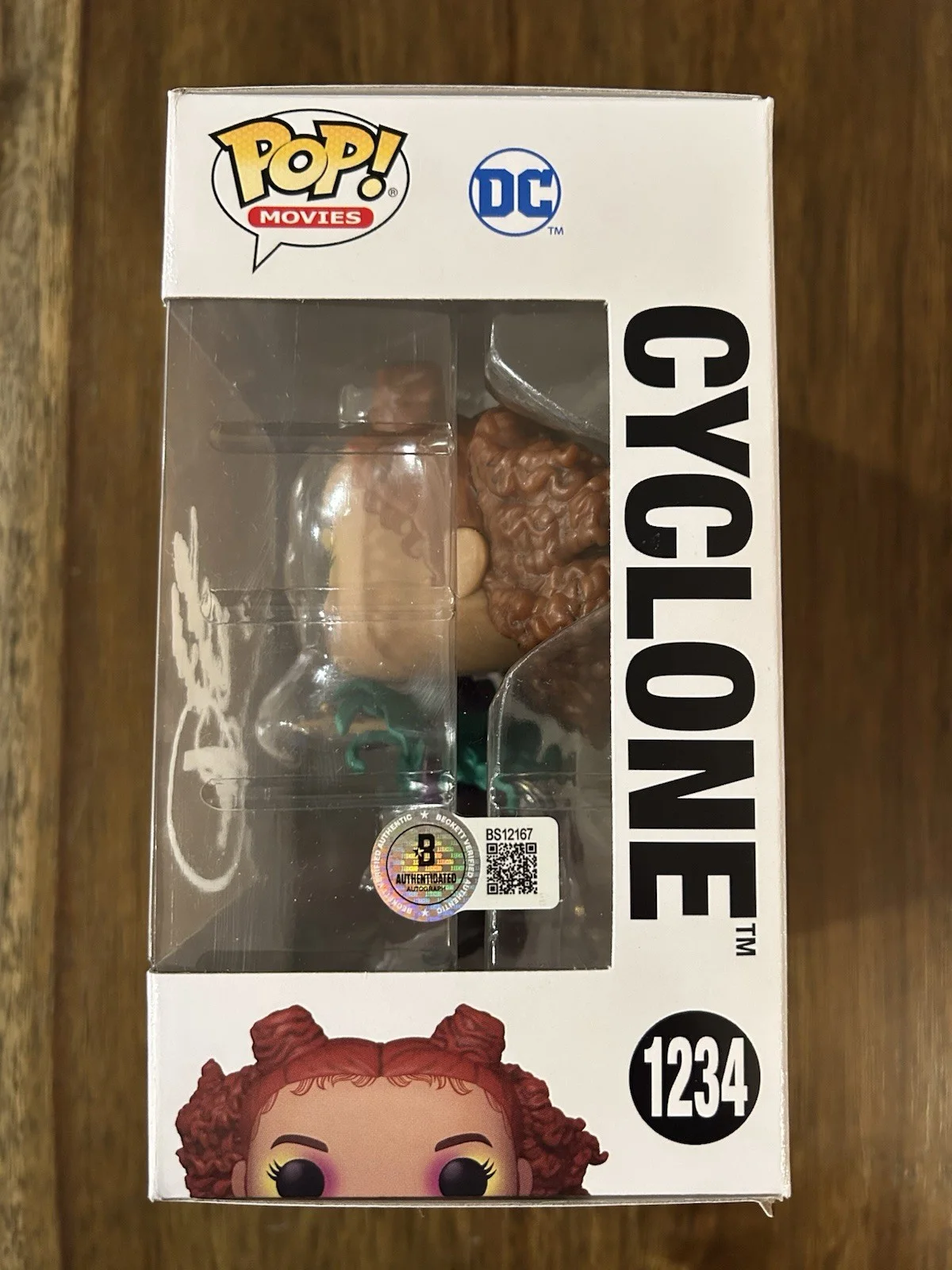 Quintessa Swindell ‘Black Adam’ Signed Funko Pop ‘Cyclone’ Beckett, изображение 2