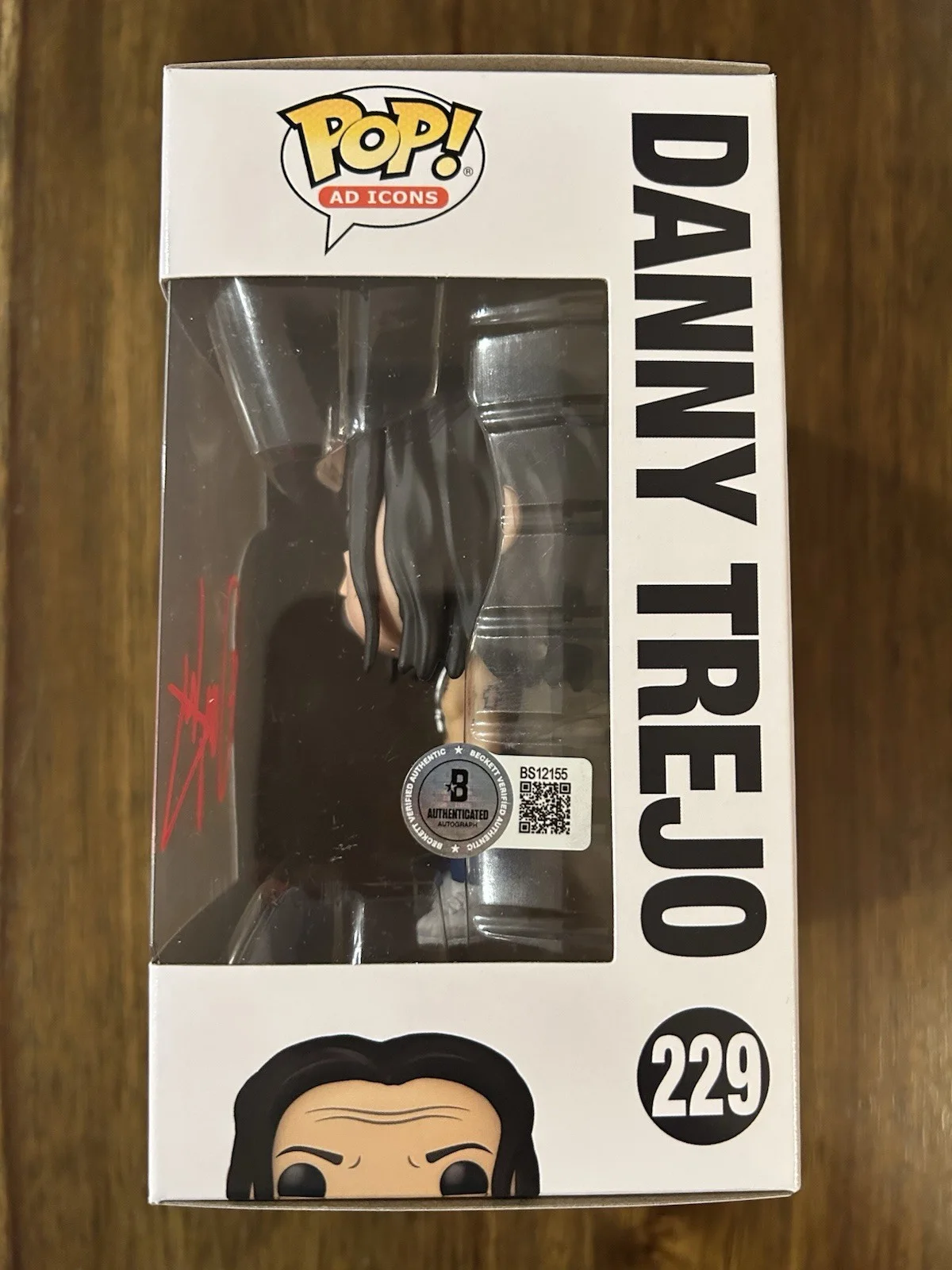 Danny Trejo Signed Autograph Funko Pop Machette Trejos Tacos Ad Icon Beckett, image 2