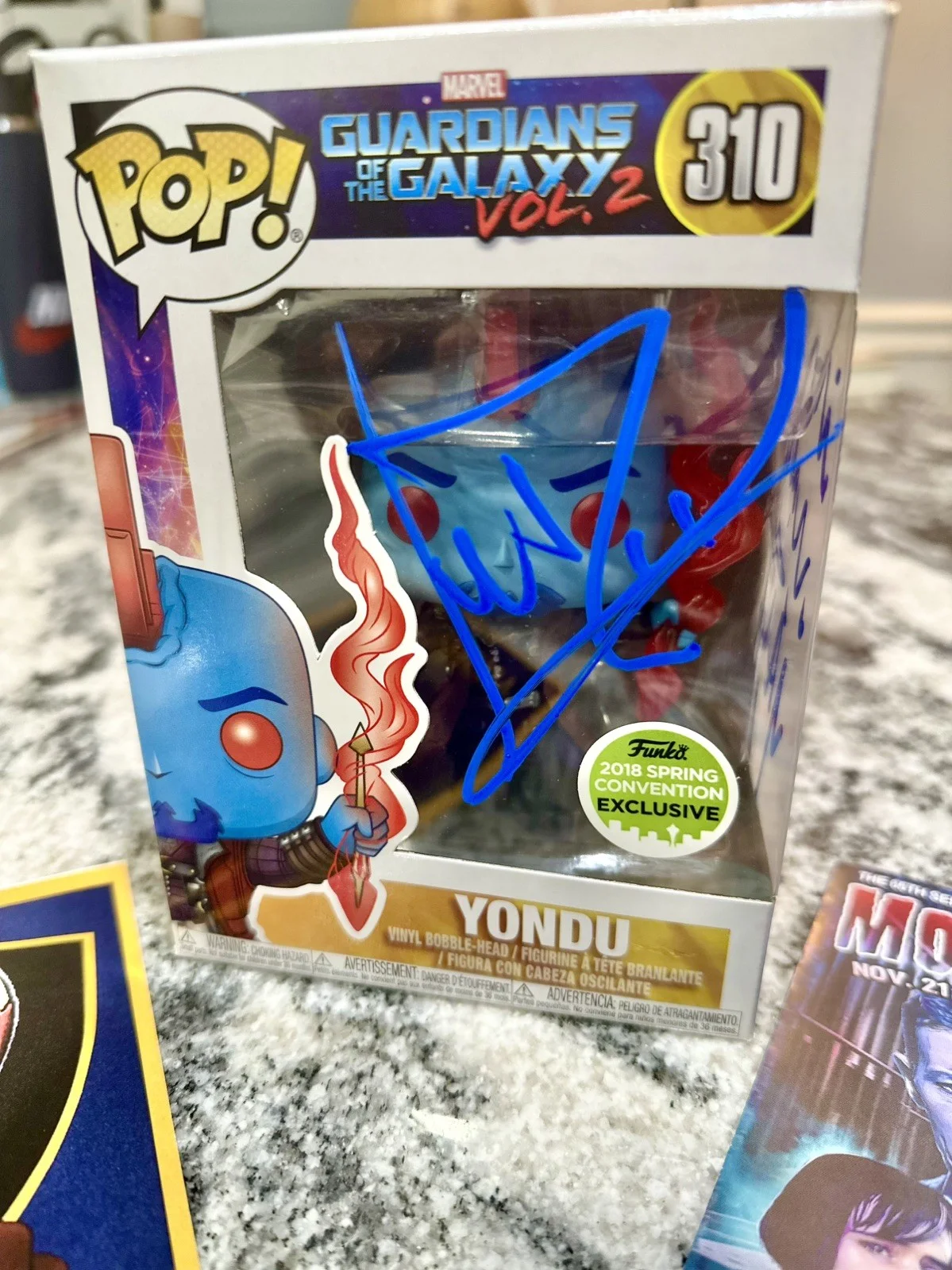 Michael Rooker — Michael Rooker signed Yondu ECCC Funko Pop! #310 Autograph,Quote, COA and more!