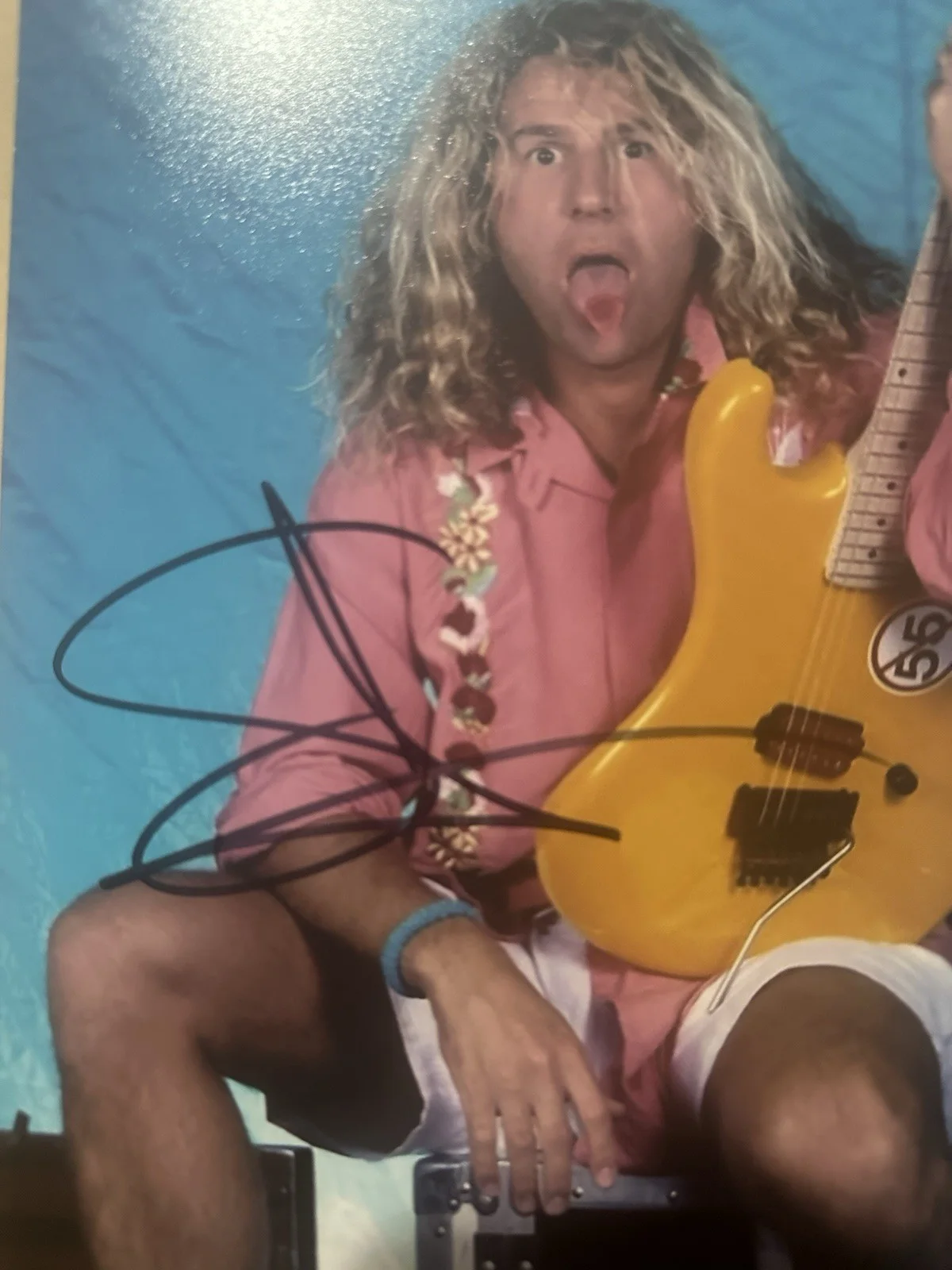 Sammy Hagar Van Halen autographed 8x10 photo COA, image 2